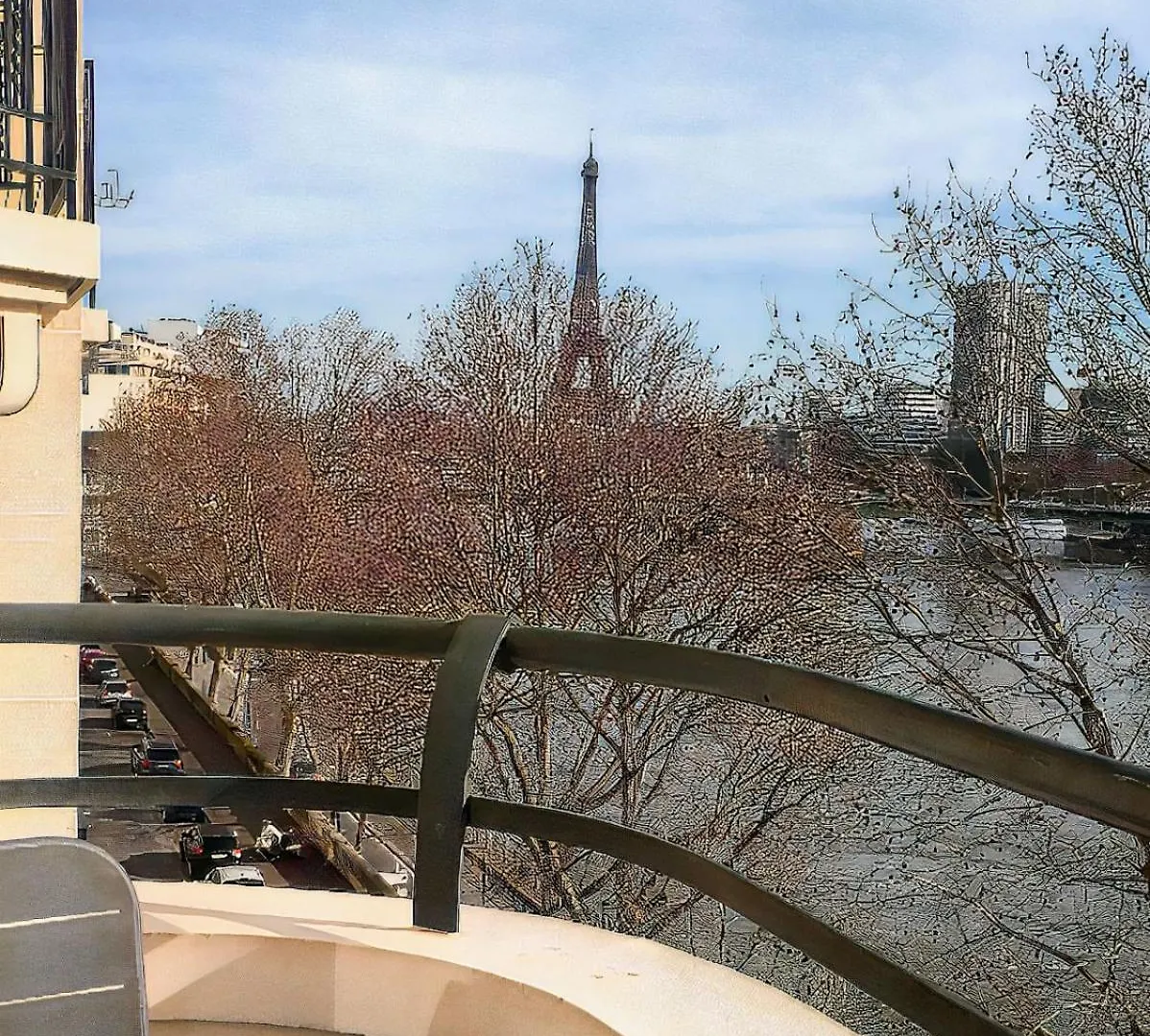 Apartment Beautiful Flat View Of The Seine And Eiffel Tower